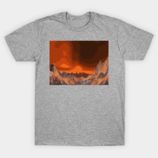 Deserted planet surface T-Shirt